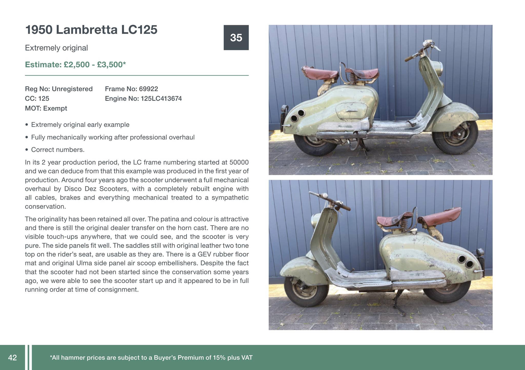 当時物 Lambretta 50s 英国オーナーズクラブ エナメルピンバッジ希少