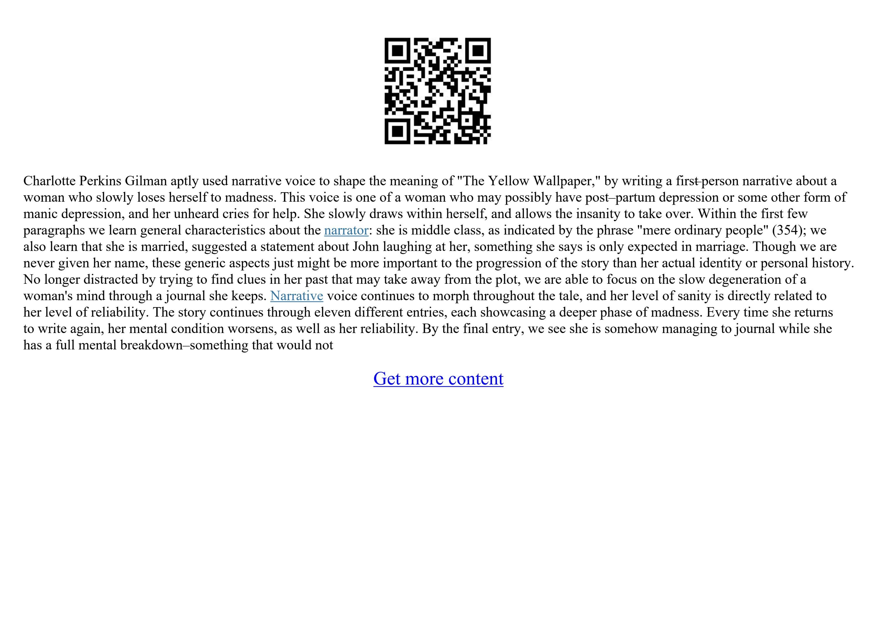 The Yellow Wallpaper Character Analysis Essay by Instant Paper Writer Virginia Beach Issuu