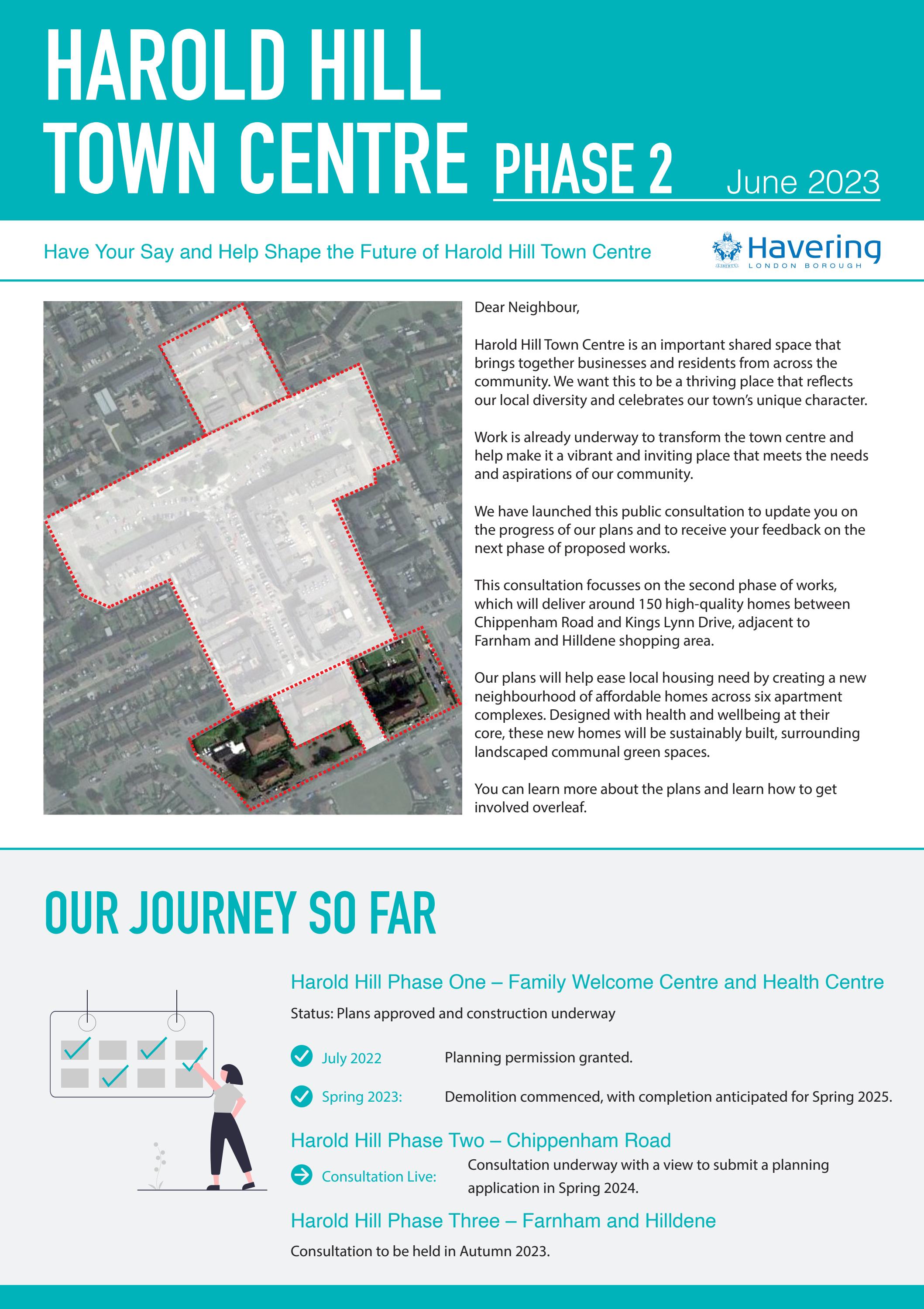 Harold Hill Town Centre Phase 2 consultation Chippenham Road by