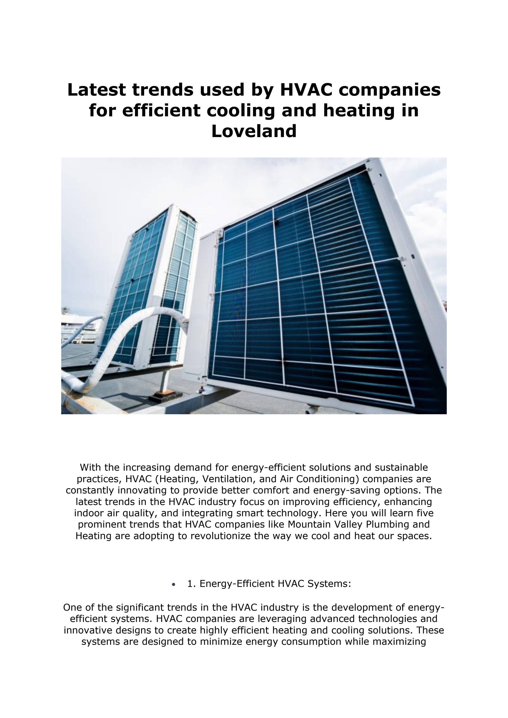 Mountain Valley Plumbing and Heating by Mountain Valley Plumbing and Heating  - Issuu