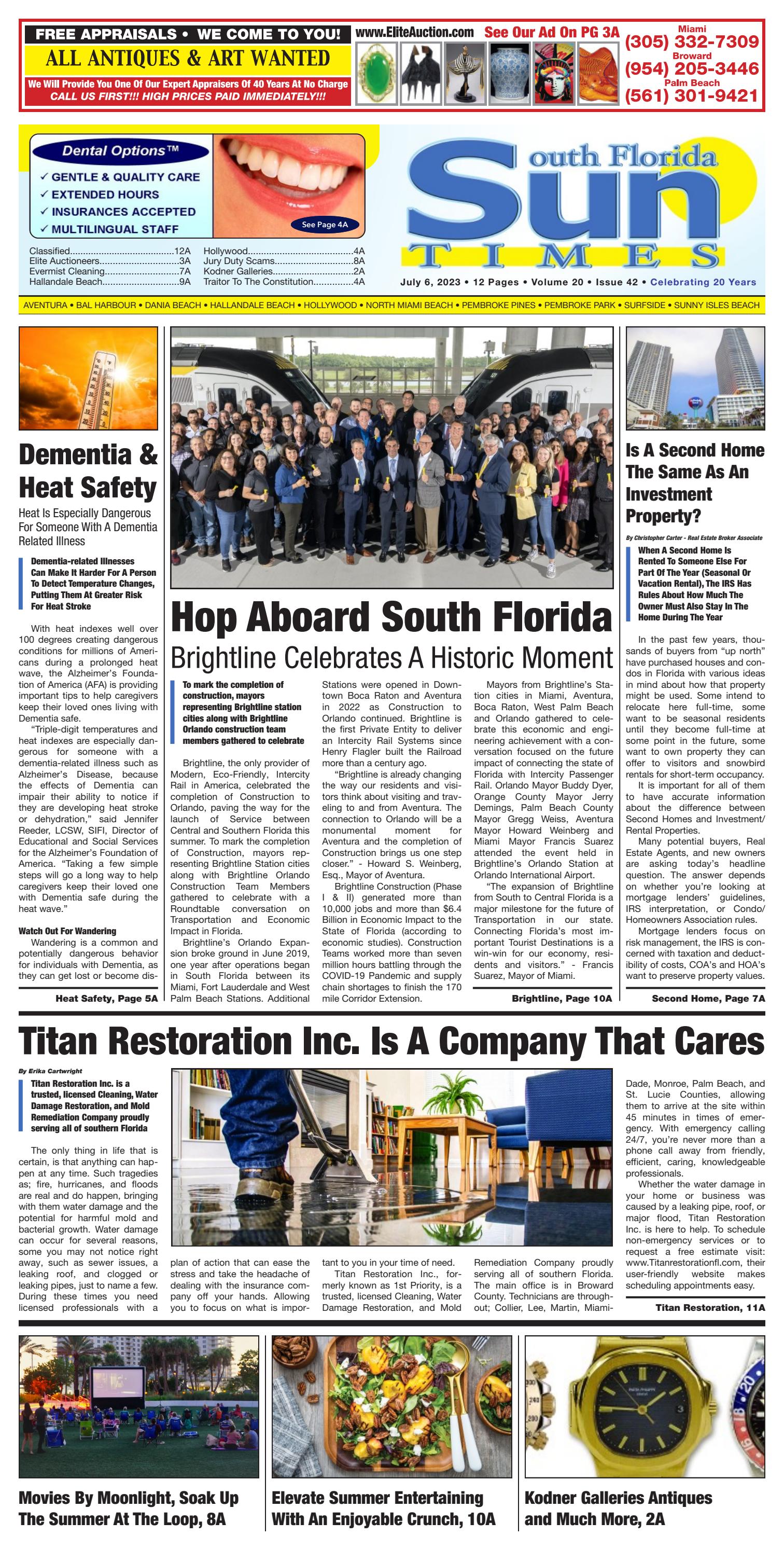 Sun Times Issue 07 06 23 by The South Florida Sun Times Newspaper - Issuu