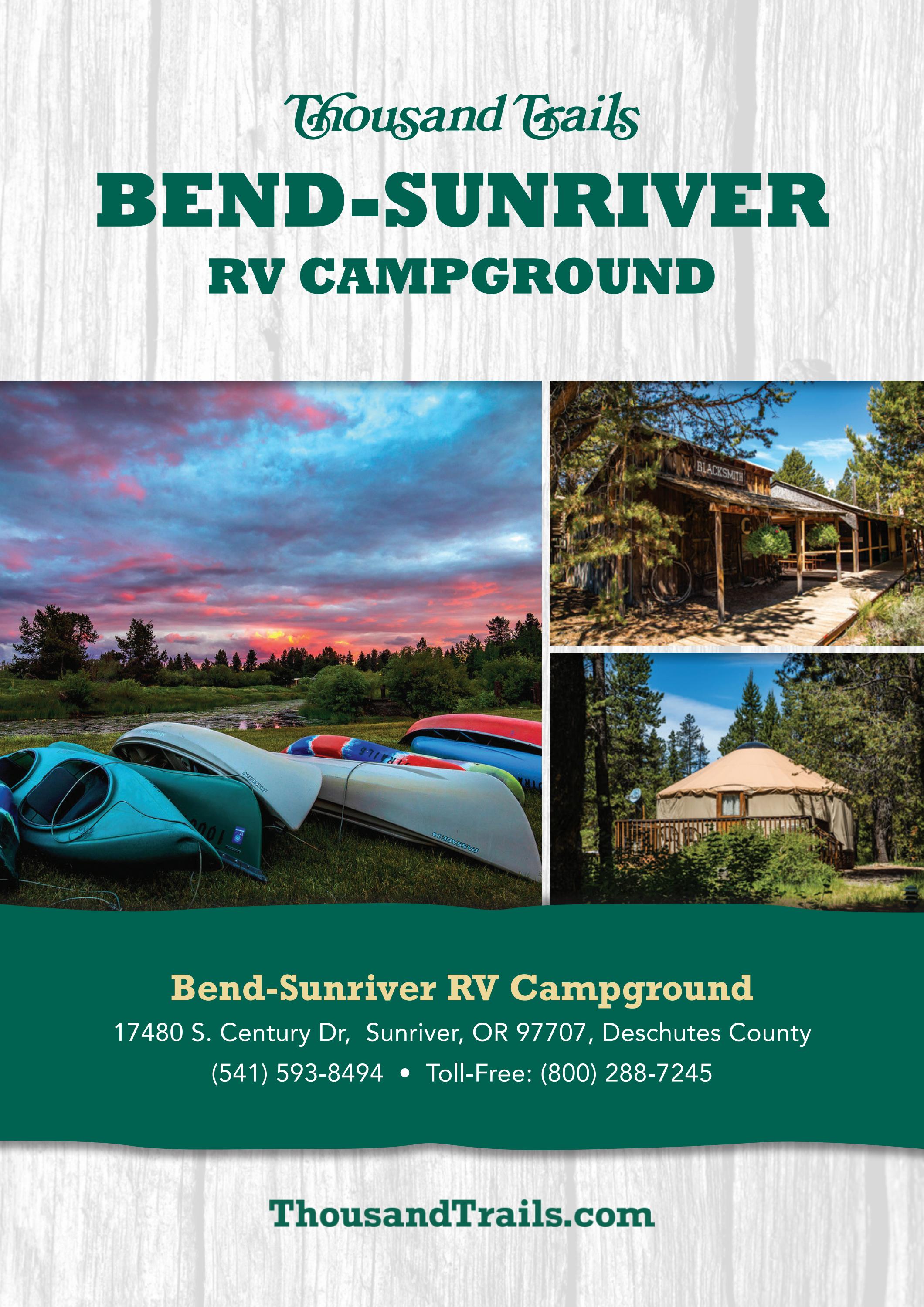 Thousand Trails BendSunriver RV Campground by AGS/Texas Advertising