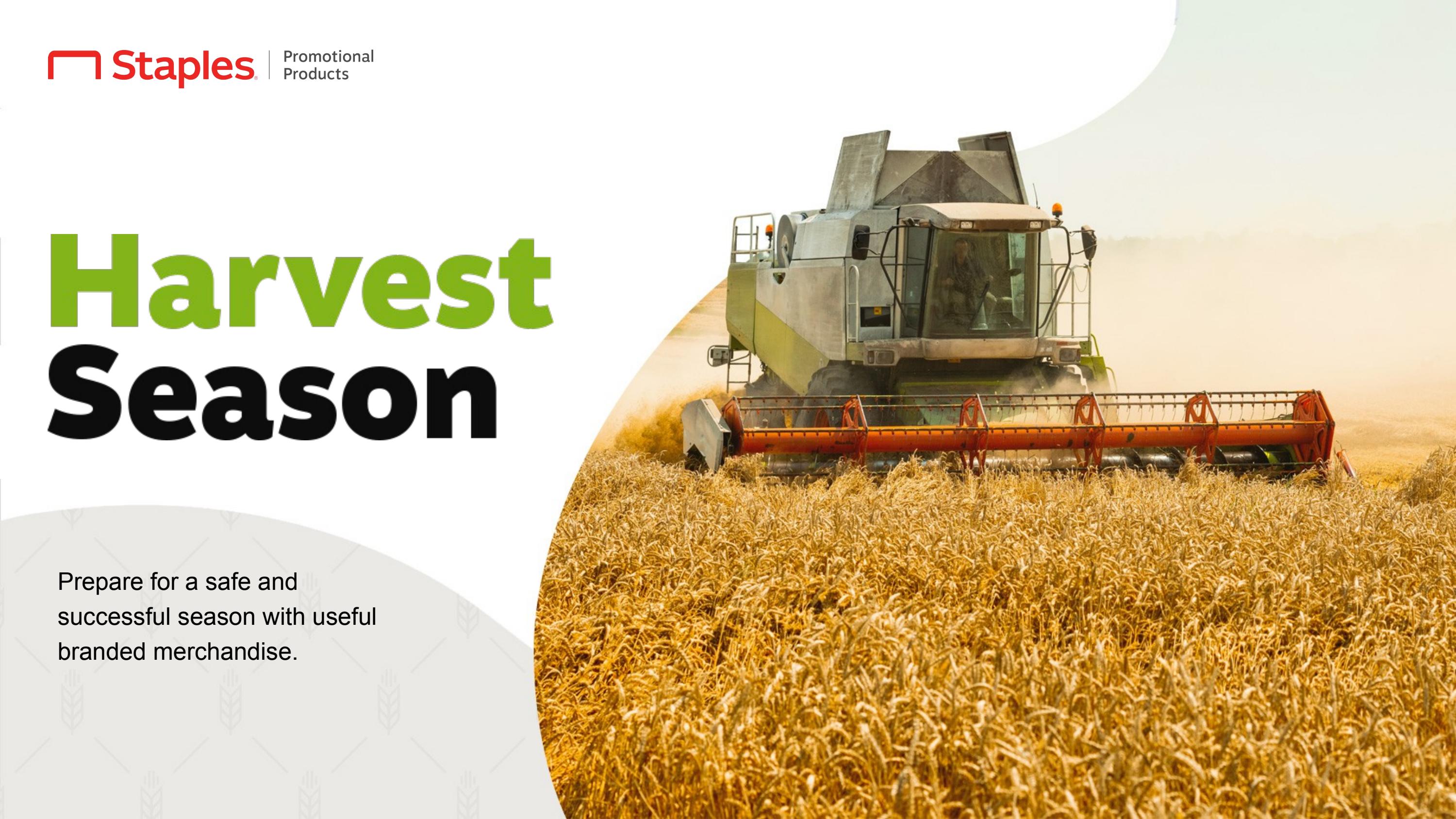 Agriculture Harvest Season Collection by Staples Promotional Products