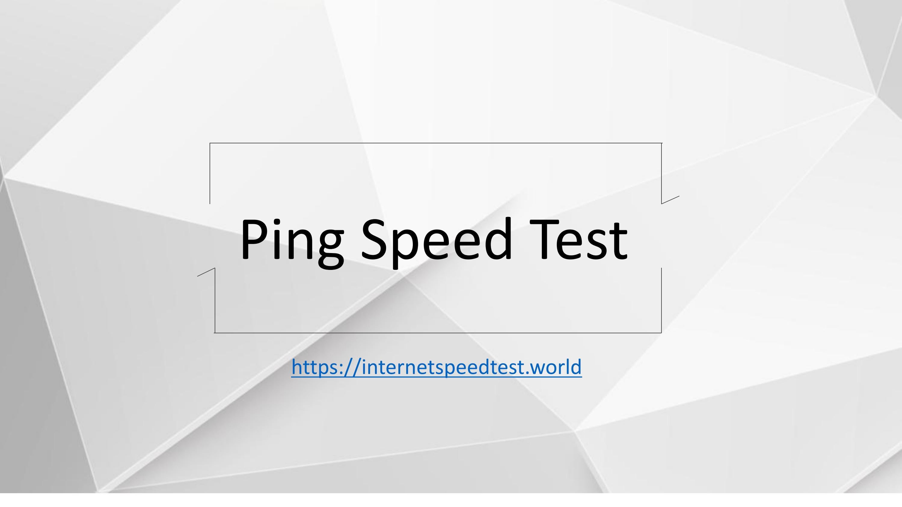 Ping speed test online by pingtestonline - Issuu