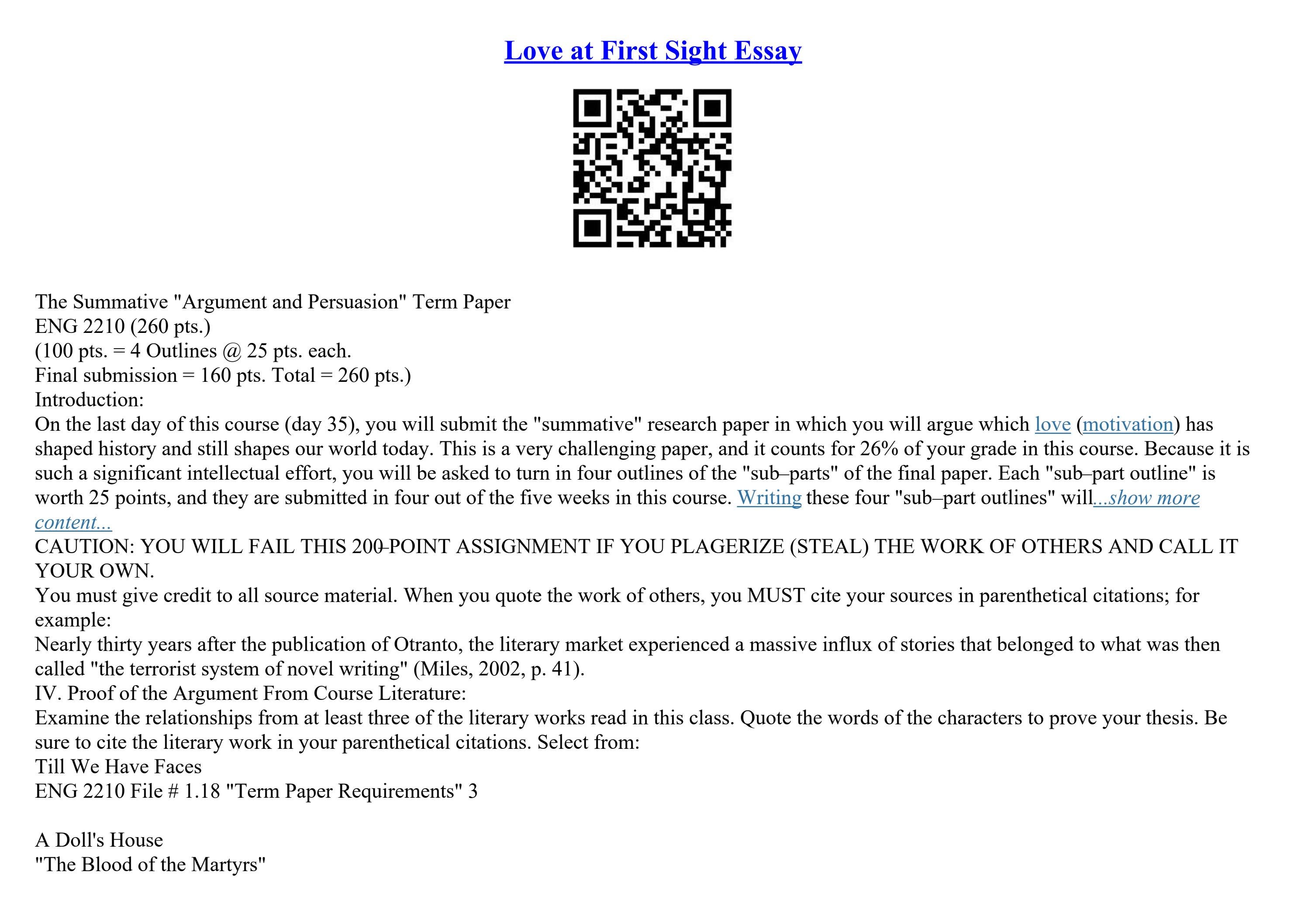 Love At First Sight Essay by Pay To Write Paper UK Issuu