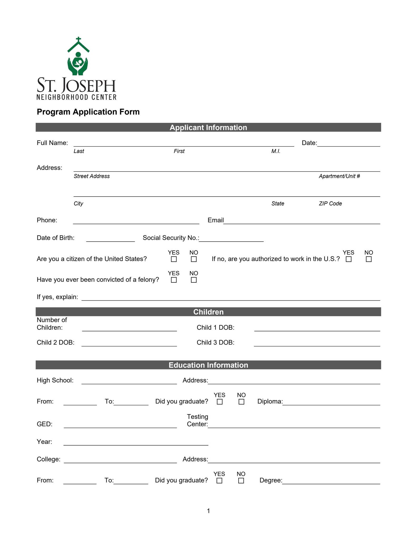 Fsj Application Form Pdf SJNC Application by fcastillo-ssjfl - Issuu