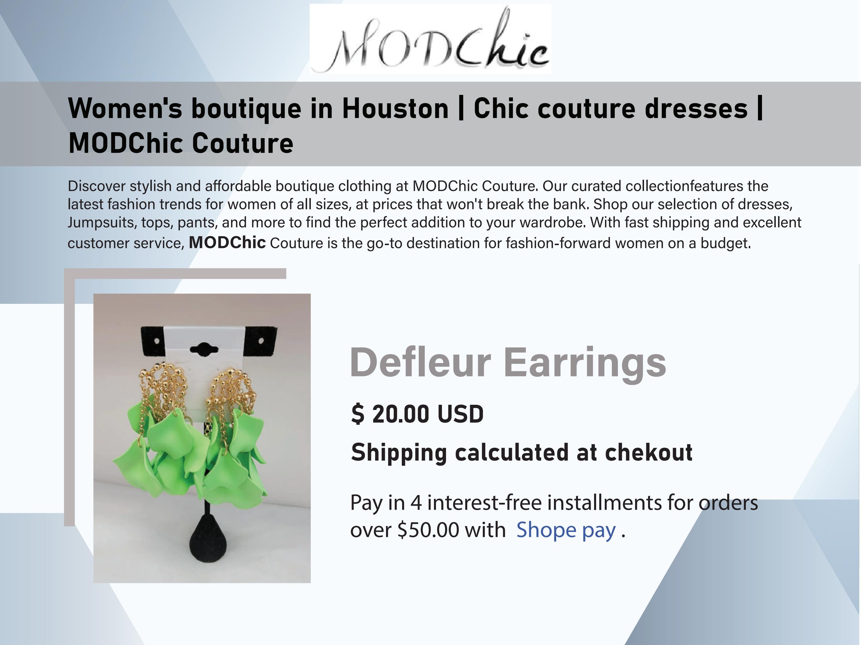 Women's clothing store Houston Affordable boutique clothing by