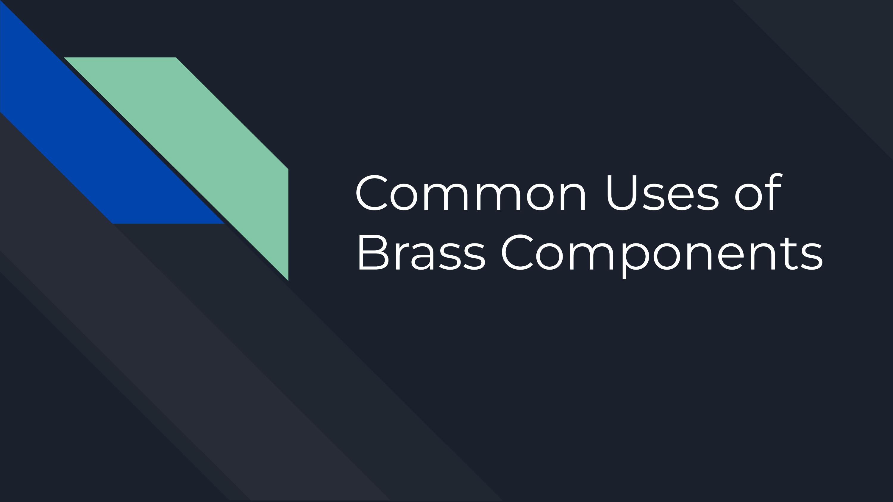 Common Uses of Brass Components by tulsibrass Issuu