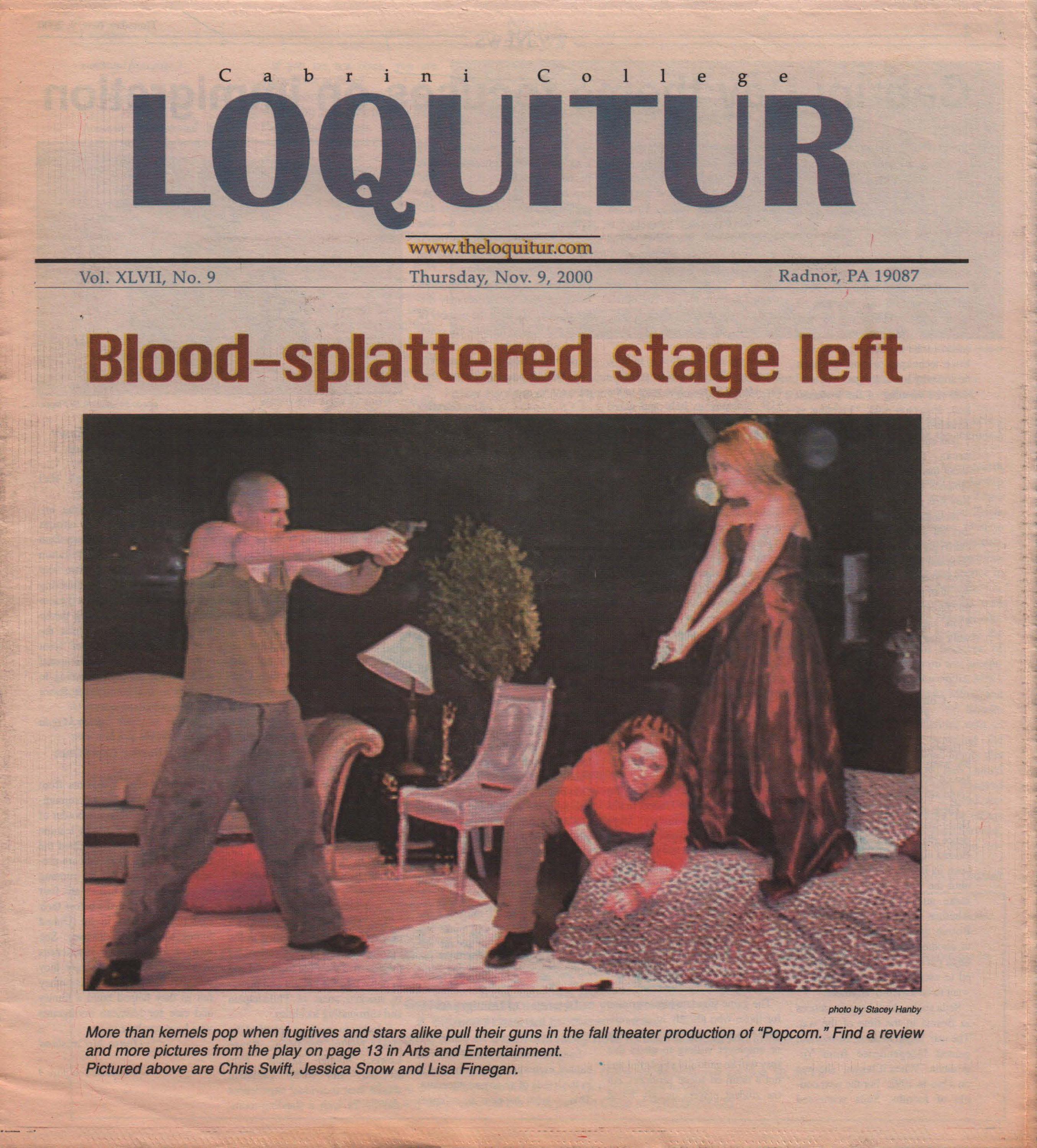 Nov. 09, 2000 issue 09 Loquitur by Loquitur - Issuu