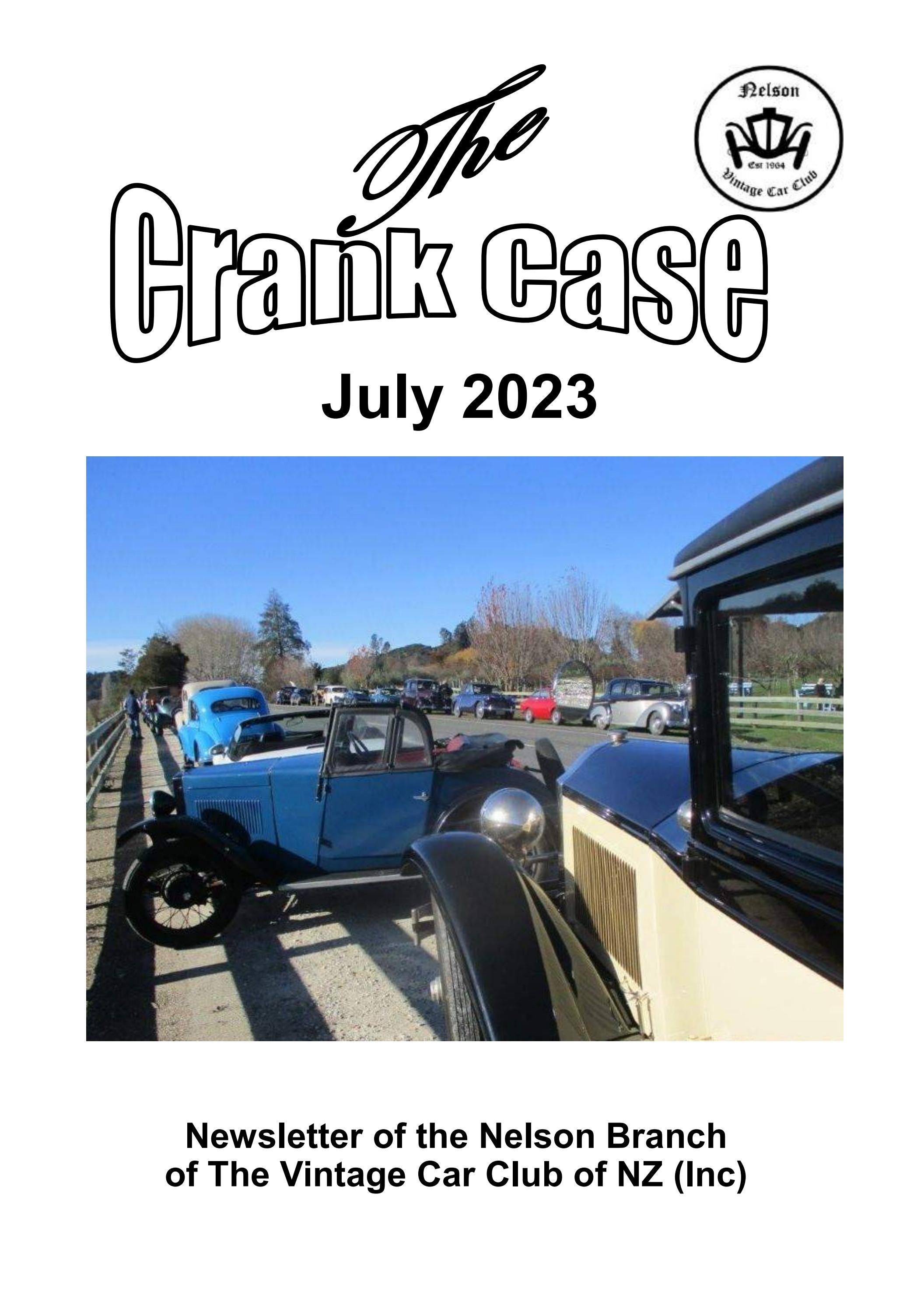 VCC NELSON CRANKCASE JULY 2023 by Vintage Car Club of New Zealand Issuu