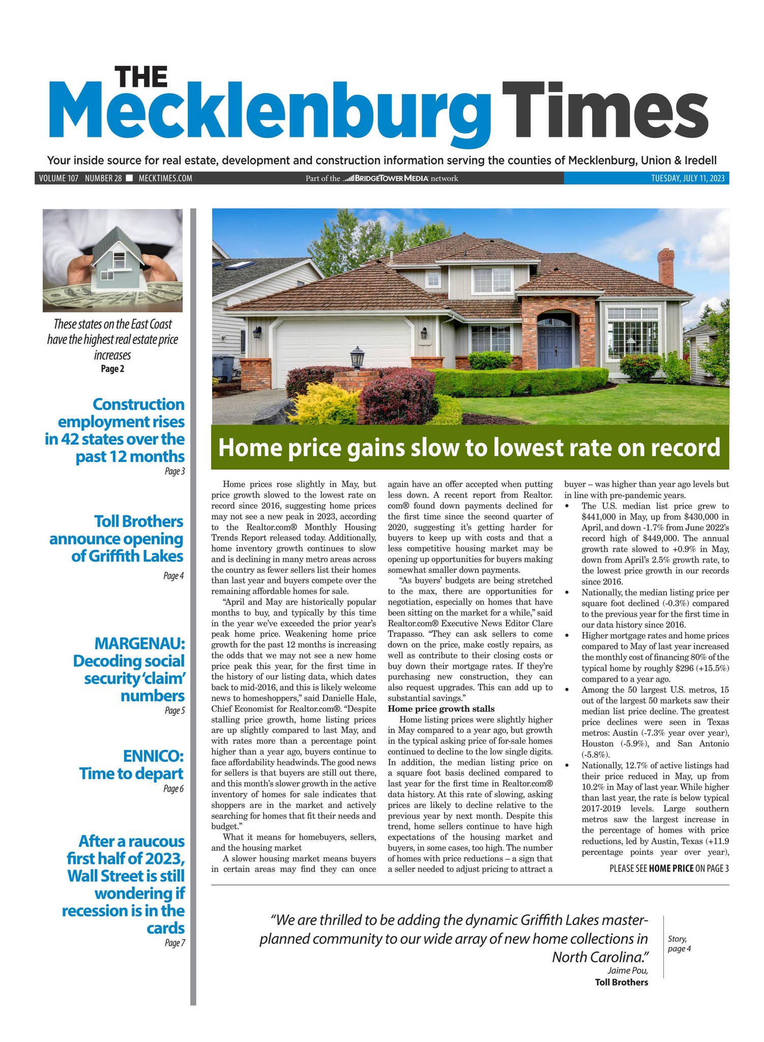 The Mecklenburg Times, July 11, 2023 by SC Biz News - Issuu