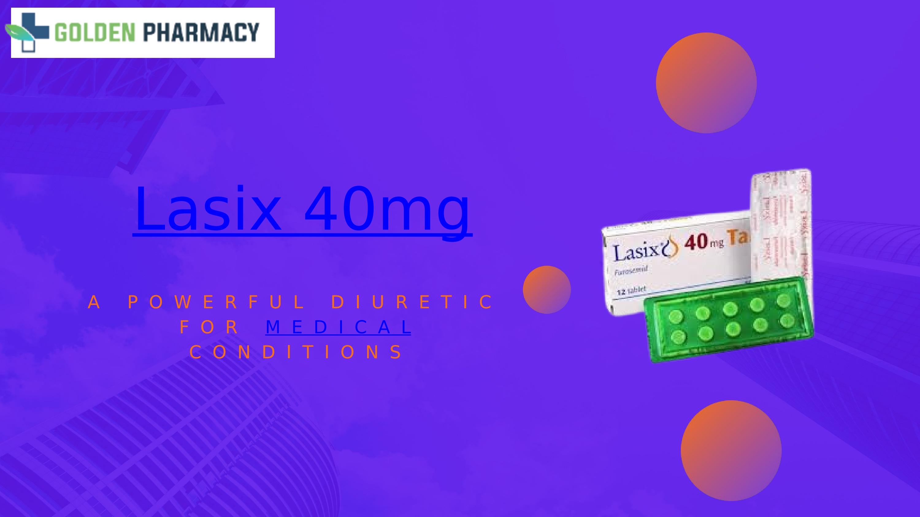 Lasix 40mg Tab
