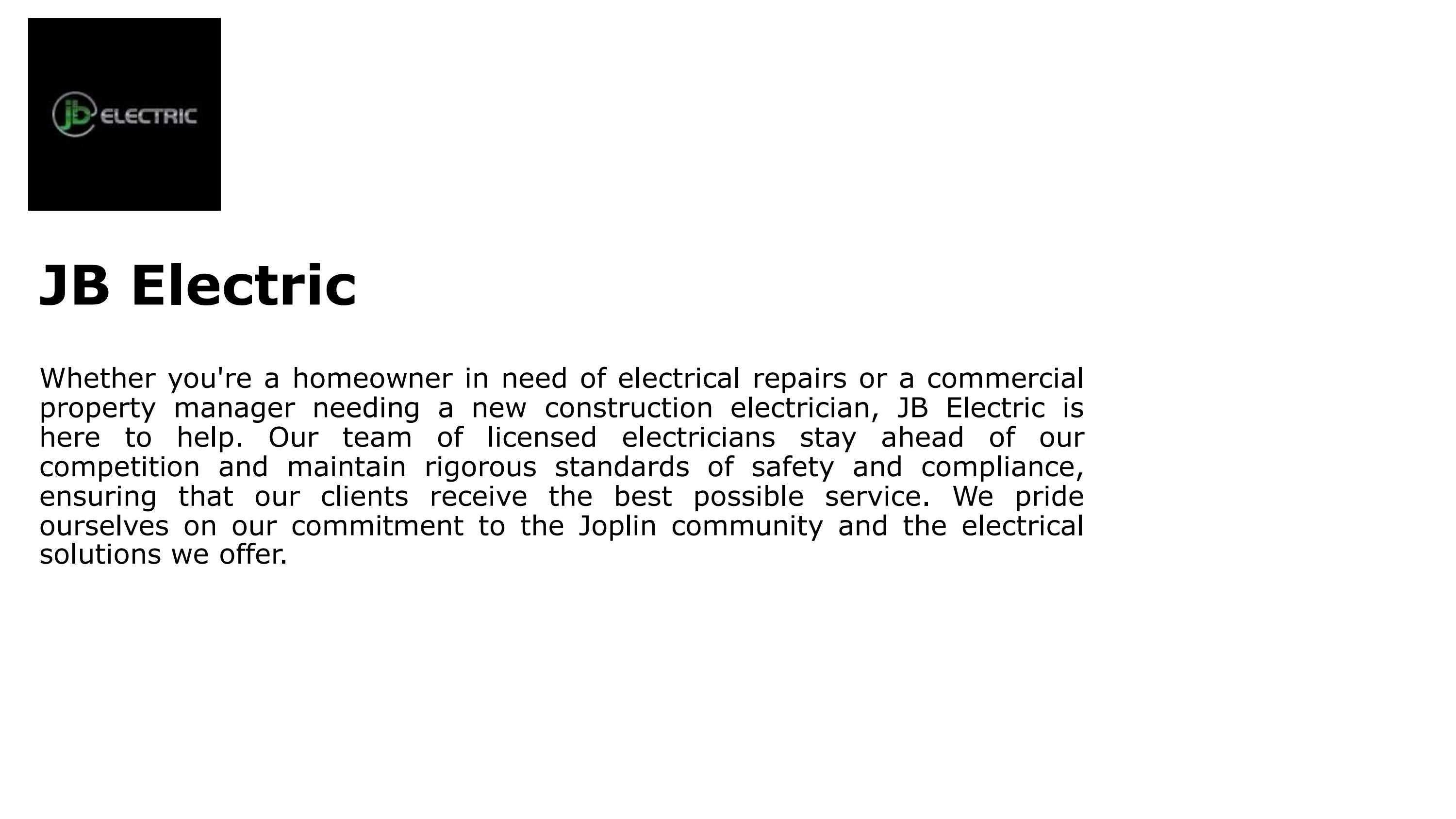 JB Electric by gojbelectric Issuu