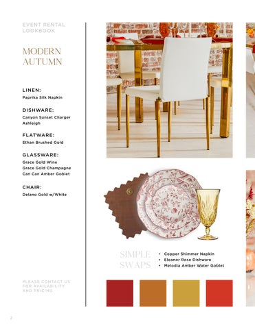 2023 F/W EVENT RENTAL 家具型录 第 2 页