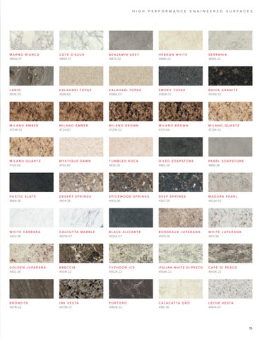 2023 Wilsonart Laminate 家具手册 第 15 页