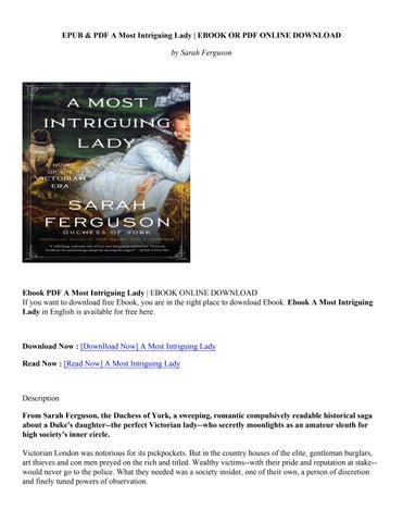 [Download PDF/Epub] A Most Intriguing Lady - Sarah Ferguson by Delmare ...