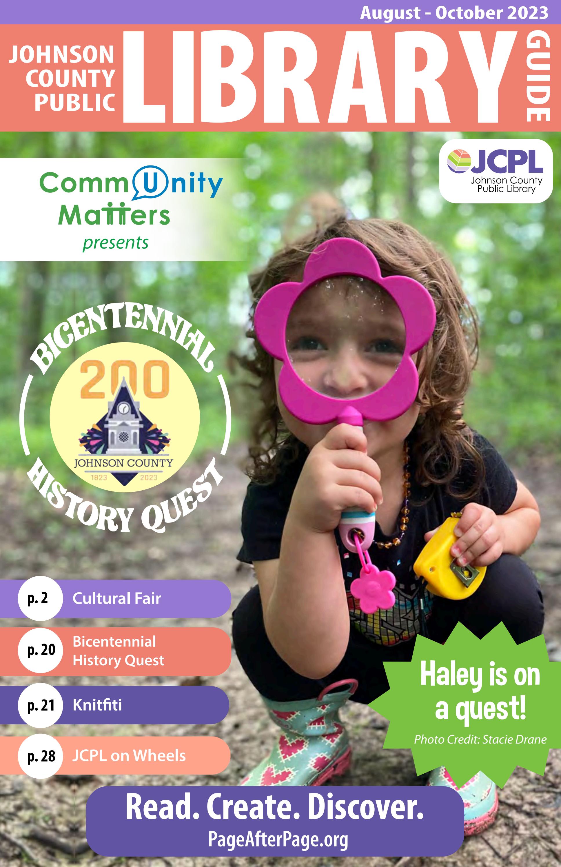 Johnson County Public LibraryIndiana Fall 2023 Program Guide by
