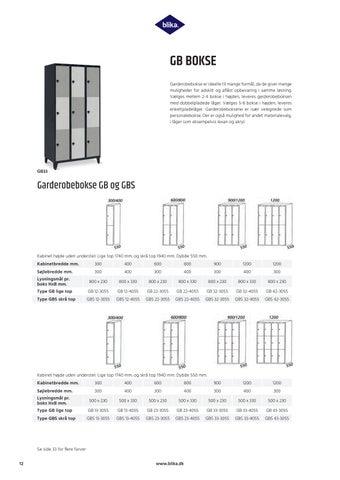 Blika A/S 家具目录 · Blika garderobekatalog dk 第 12 页