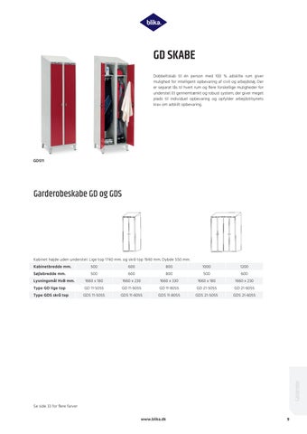 Blika A/S 家具目录 · Blika garderobekatalog dk 第 9 页