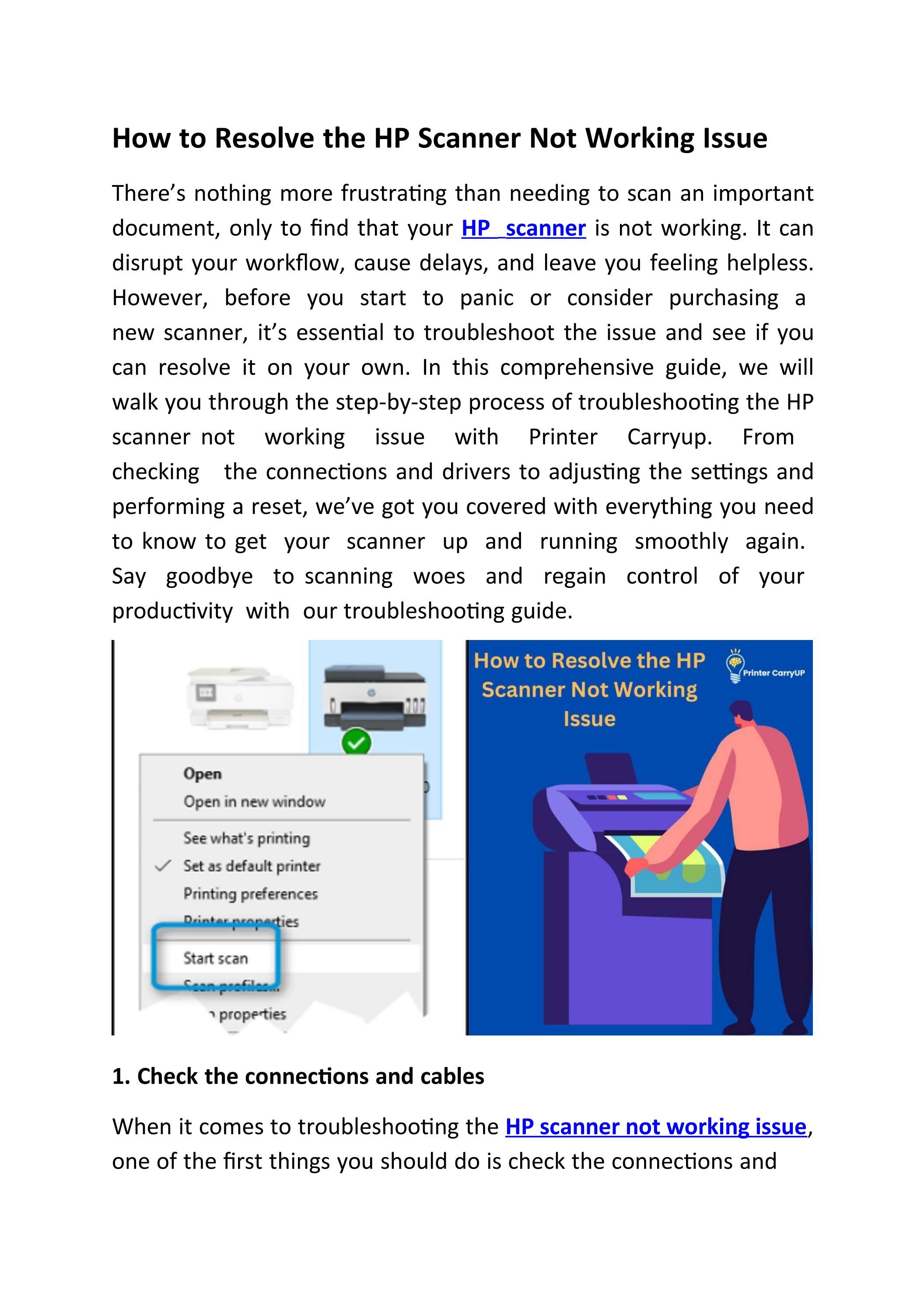 How to Resolve the HP Scanner Not Working Issue by adamsonsy Issuu