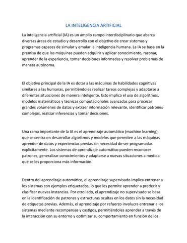 INTELIGENCIA ARTIFICIAL by Eduardo Quispe - Issuu