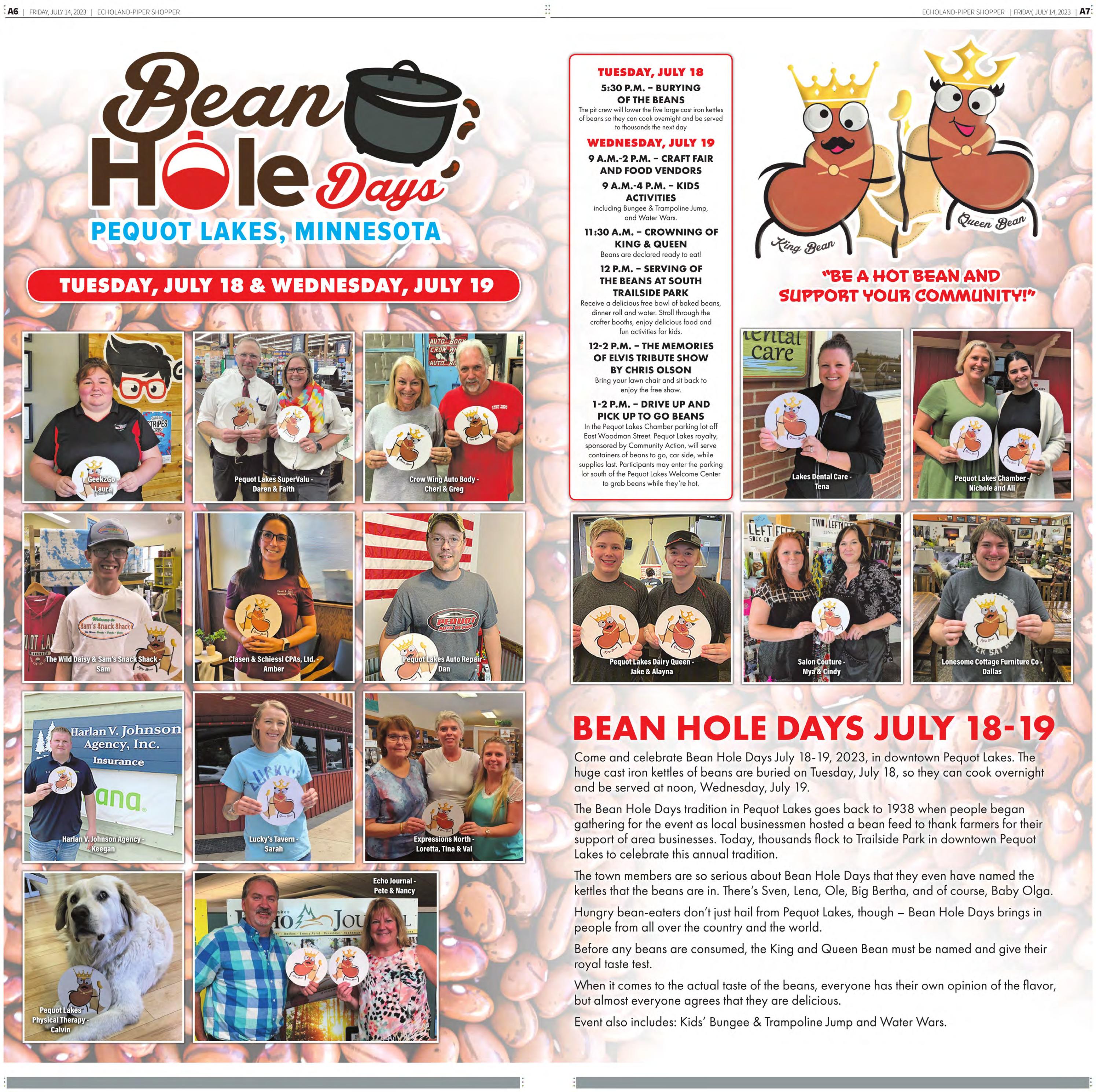 Pequot Lakes Bean Hole Days 2023 by Brainerd Dispatch and Echo Journal