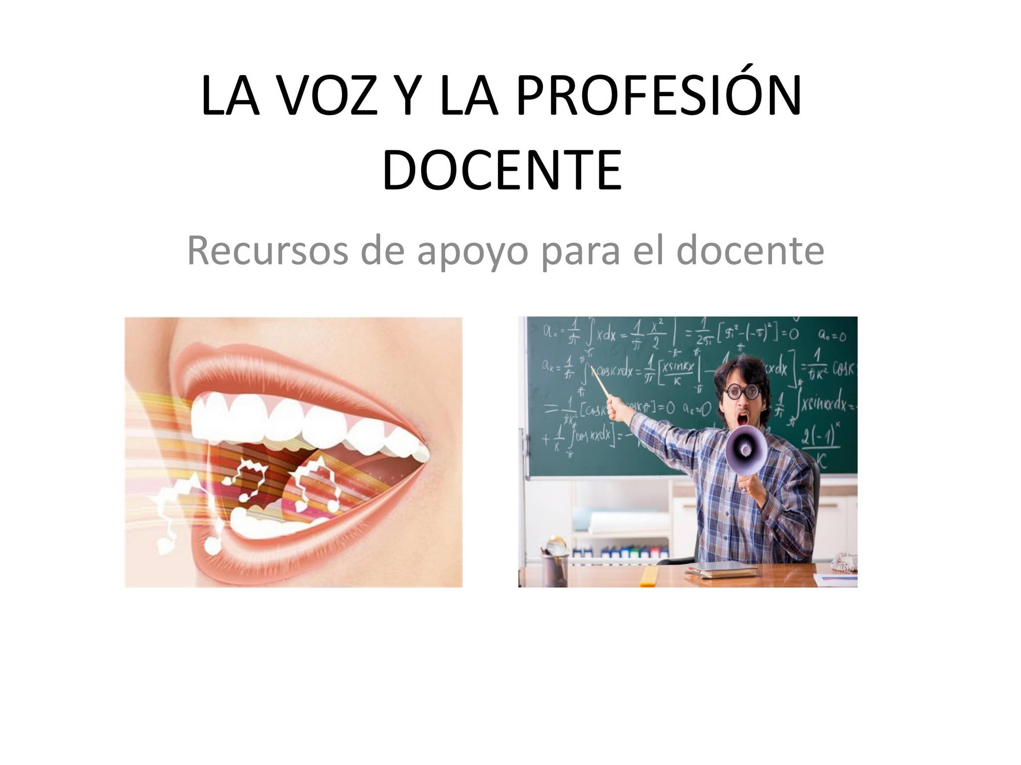 LA VOZ Y LA PROFESIÓN DOCENTE by Astrid Kristell - Issuu