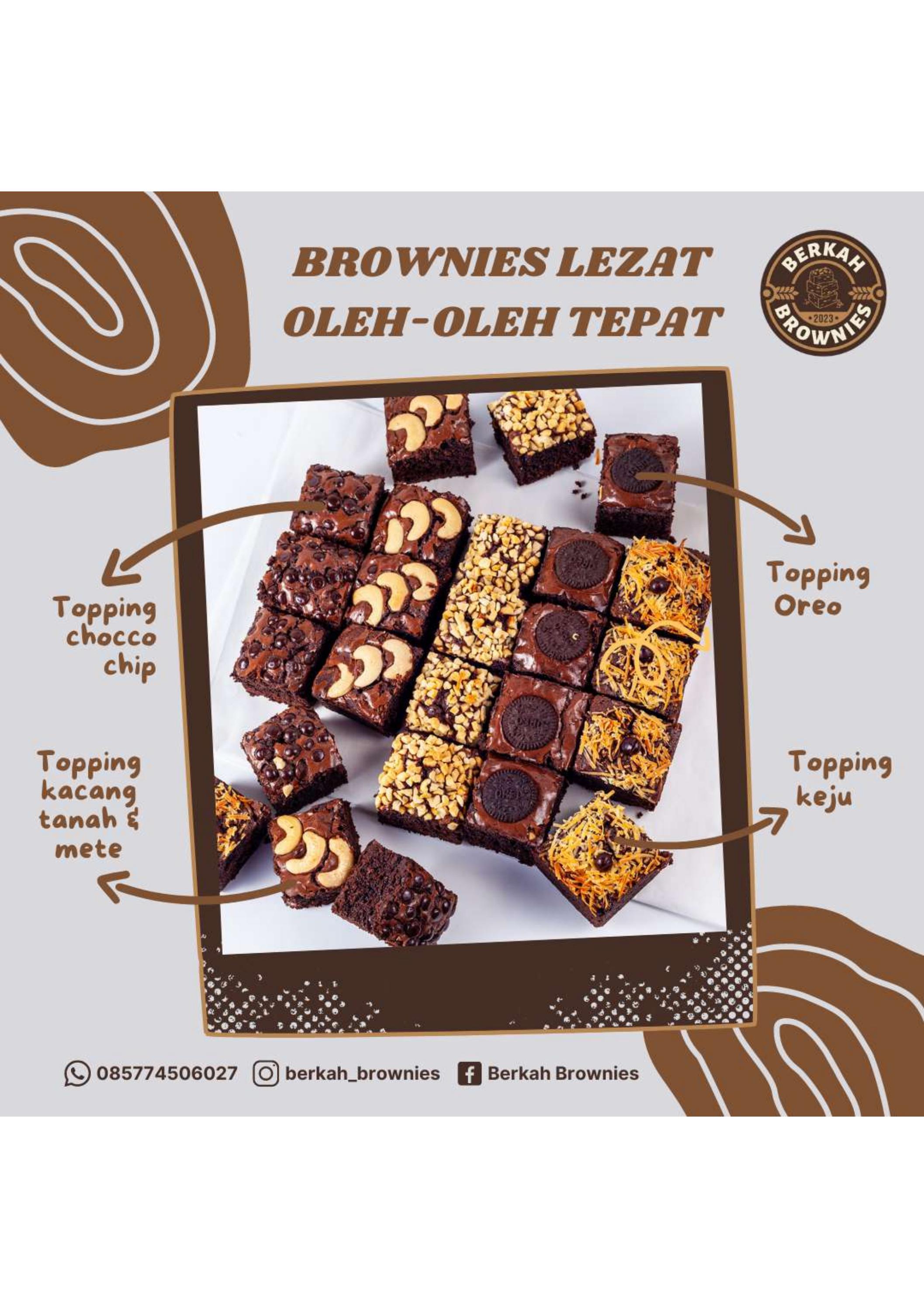 Berkah Brownies, 085774506027 MURAH kue brownies Semarang by Kue