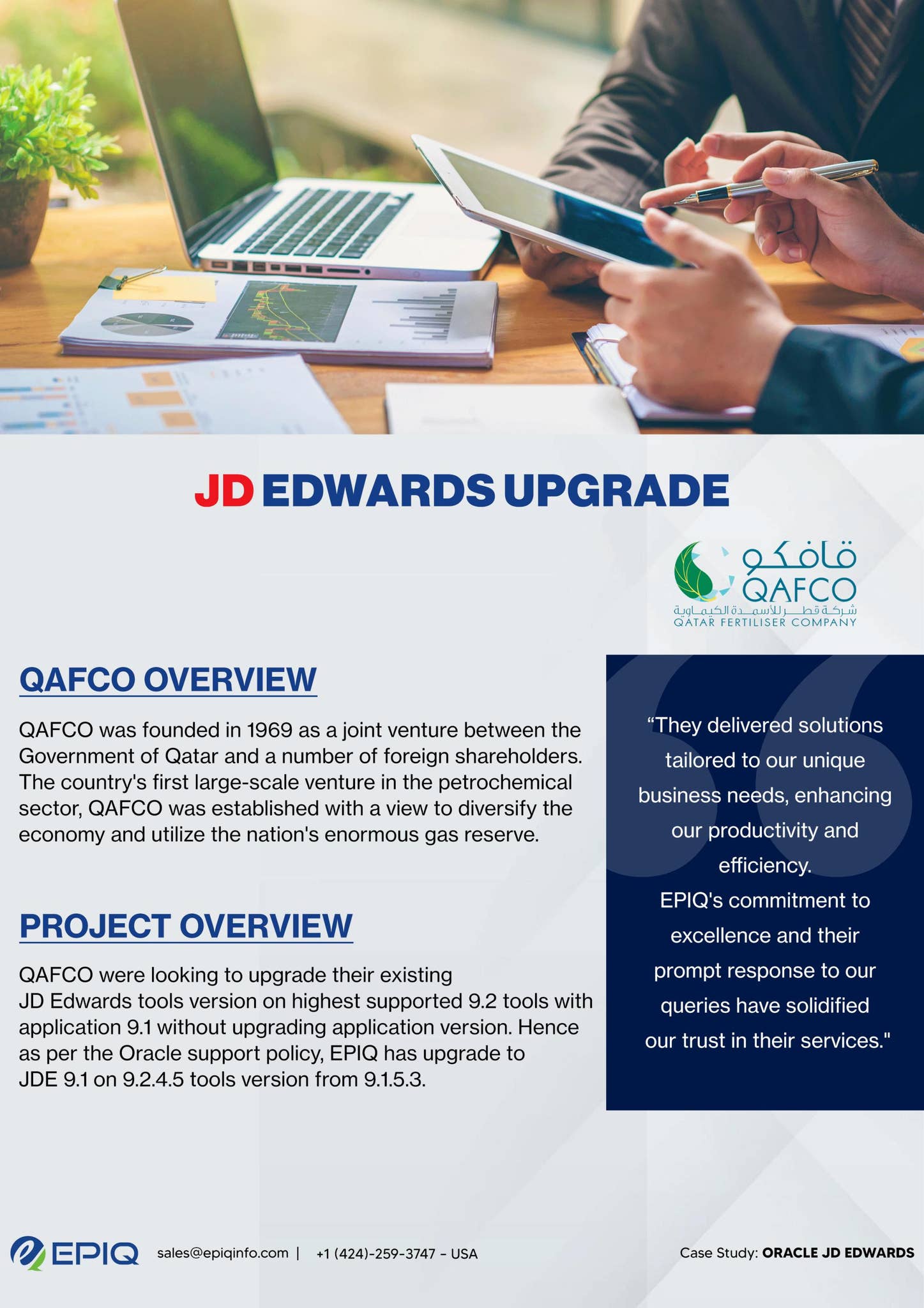 JD Edwards Managed Services by epiqinfotech - Issuu