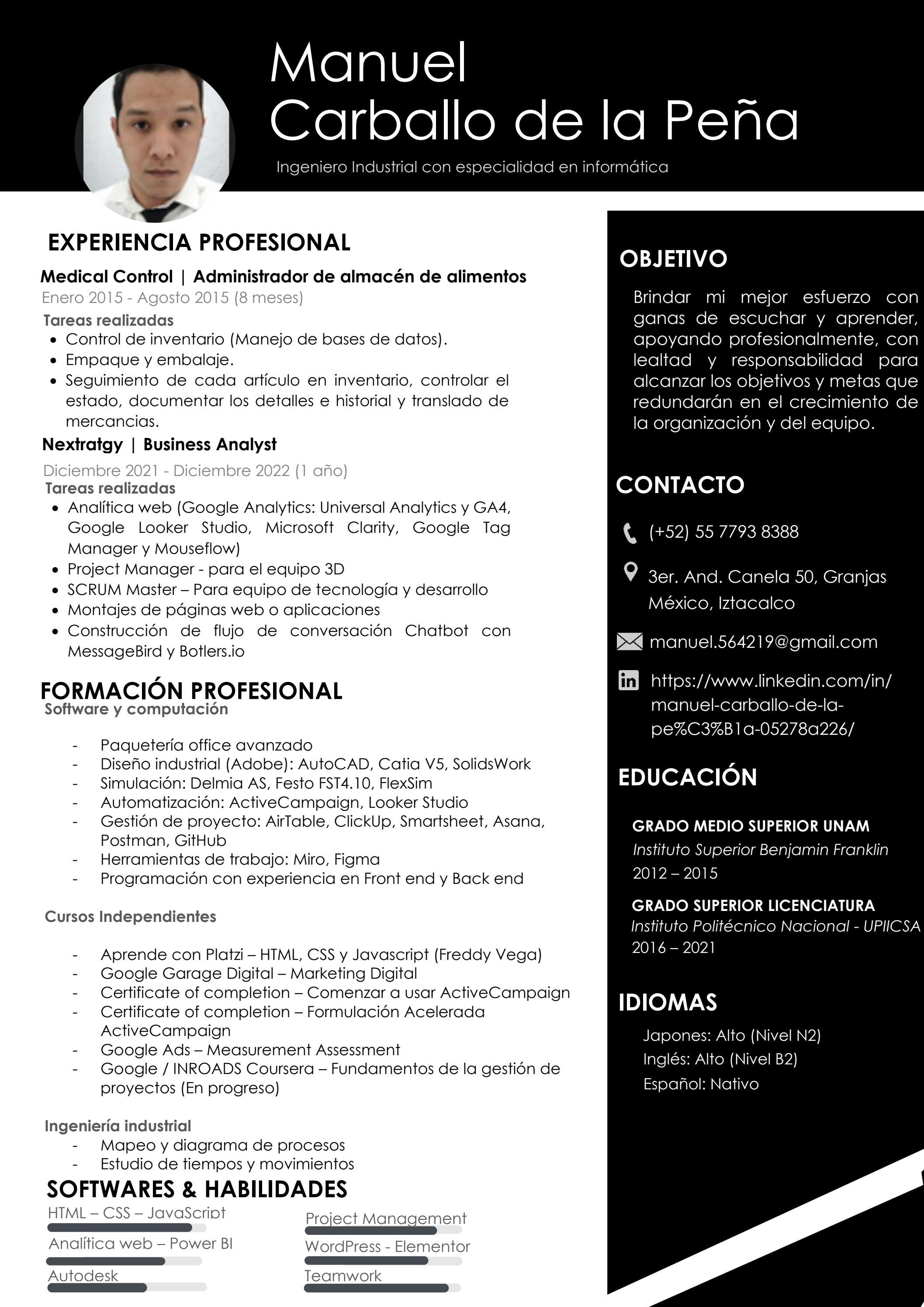 CV Manuel Carballo (Español) by manuel cdlp Issuu CV Manuel Carballo (Español) by manuel cdlp Issuu