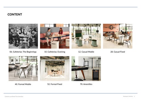 bluespace interiors - Cafeterias and Break Time Amenities 家具型录 第 3 页