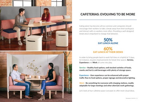 bluespace interiors - Cafeterias and Break Time Amenities 家具型录 第 6 页