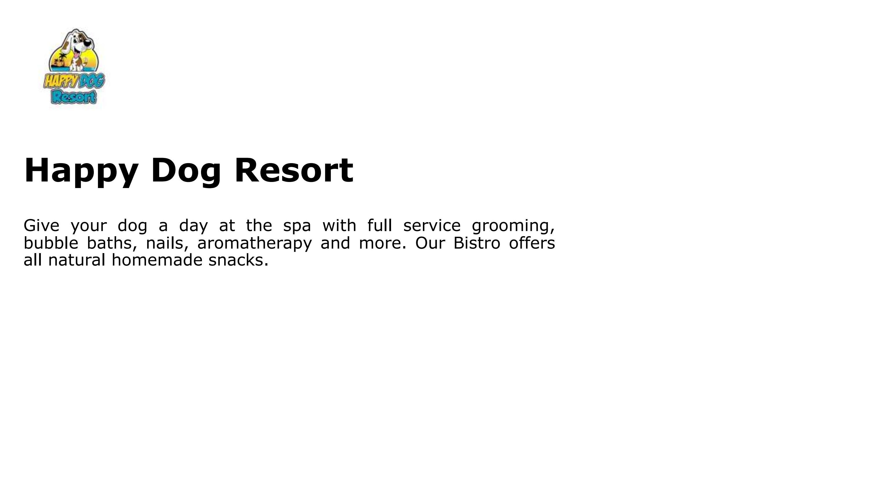 Happy Dog Resort by imahappydog Issuu