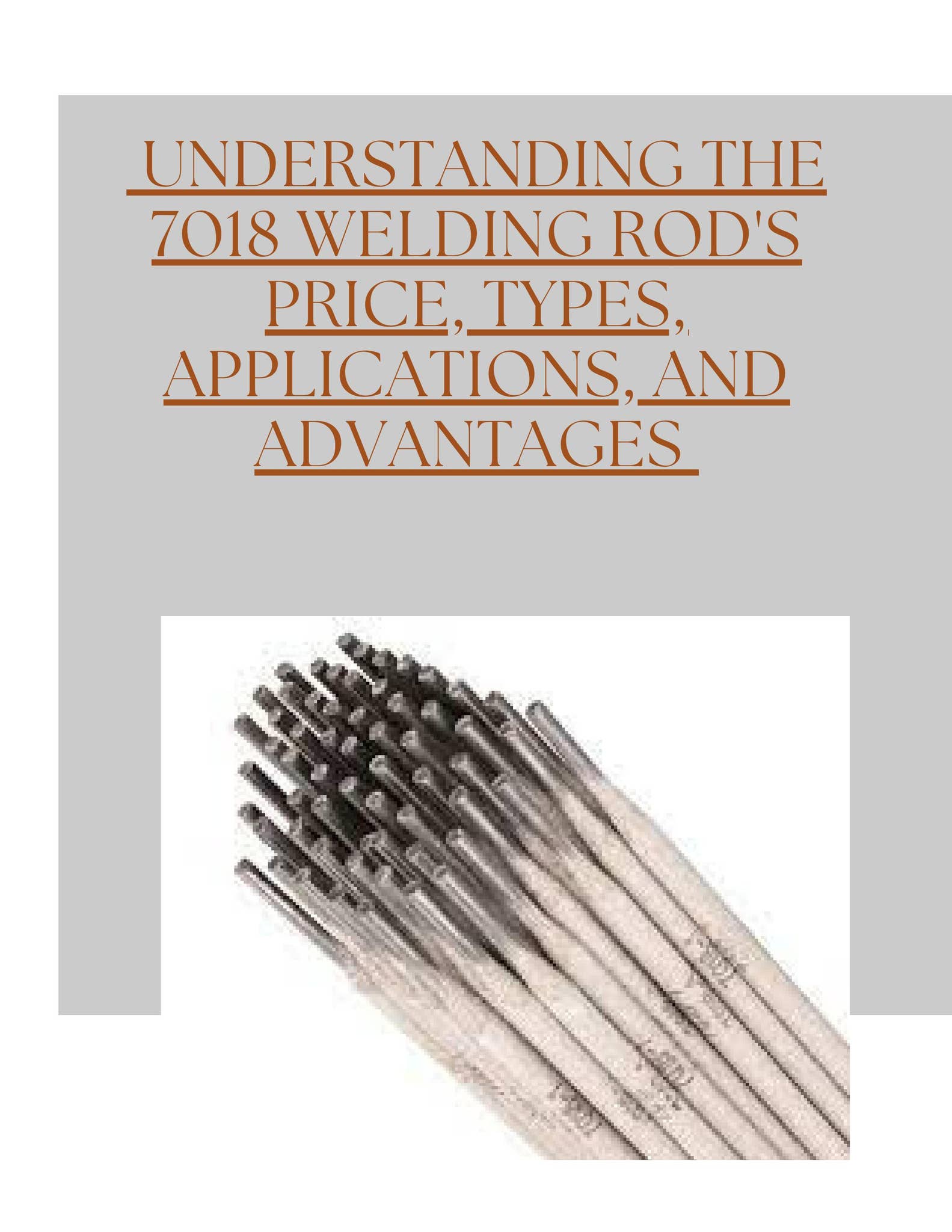 Understanding the 7018 Welding Rod's Price, Types, Applications, and ...