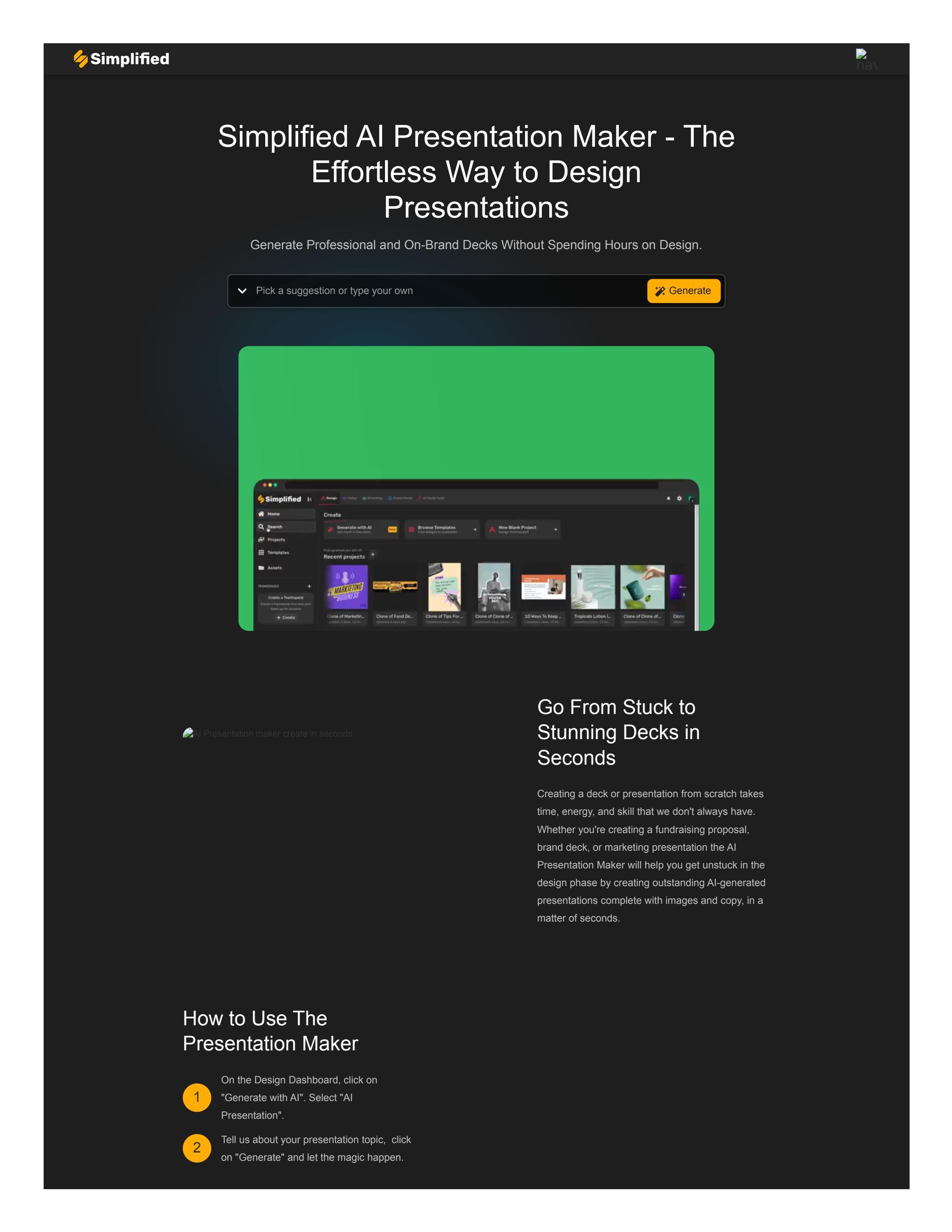 Simplified Tool Instantly Builds Ai Presentation Decks And Powerpoints Simplified Tool Instantly Builds Ai Presentation Decks And Powerpoints