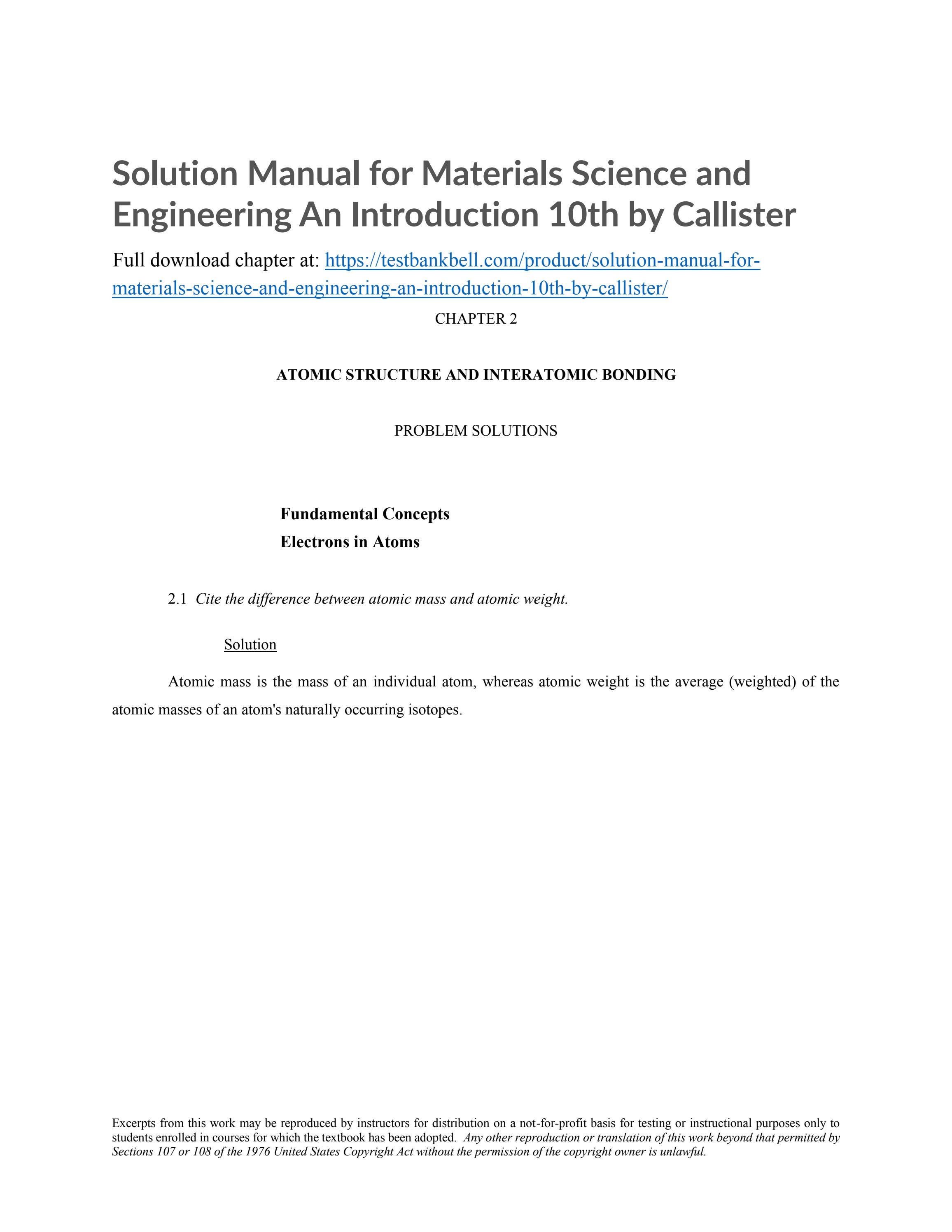 Solution manual for materials science and engineering an 56 off