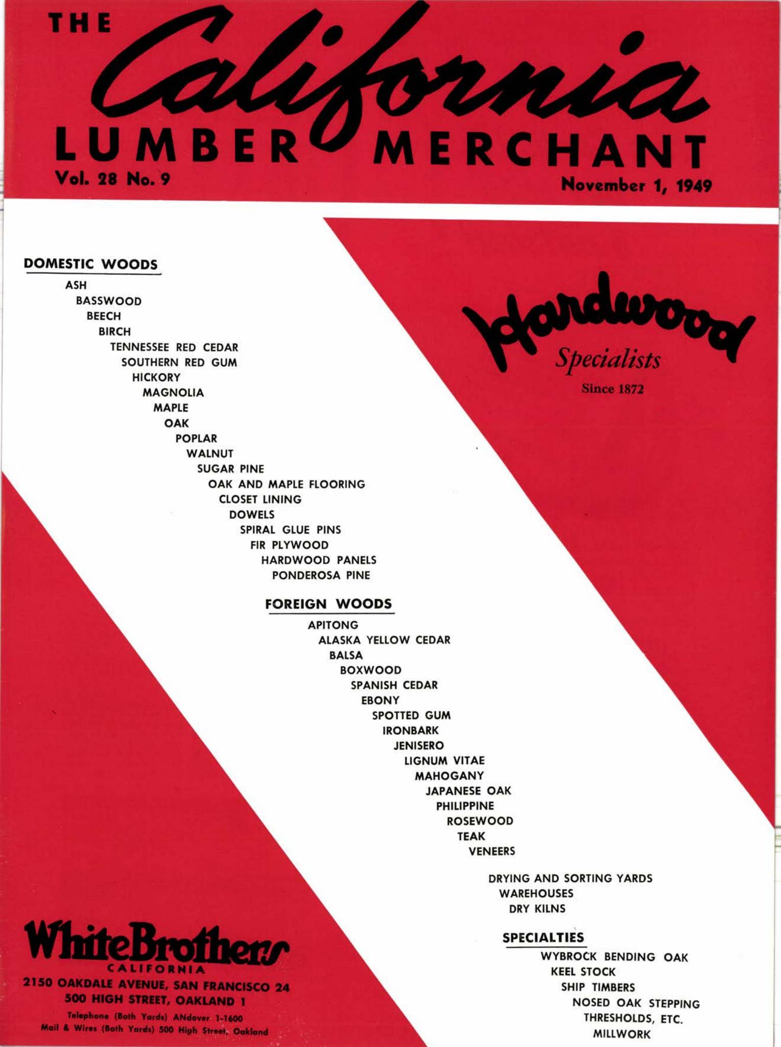 The California Lumber Merchant - November 1949 by 526 Media Group - Issuu