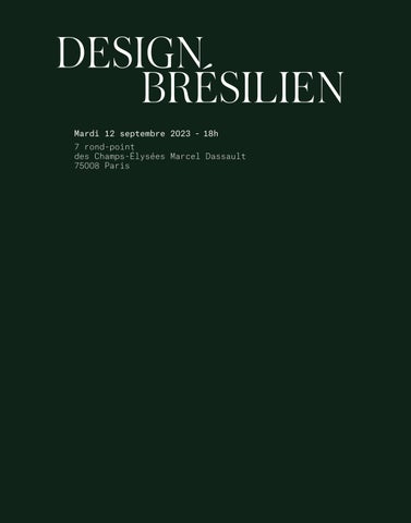 Artcurial 家具目录 · Design Brésilien 第 3 页