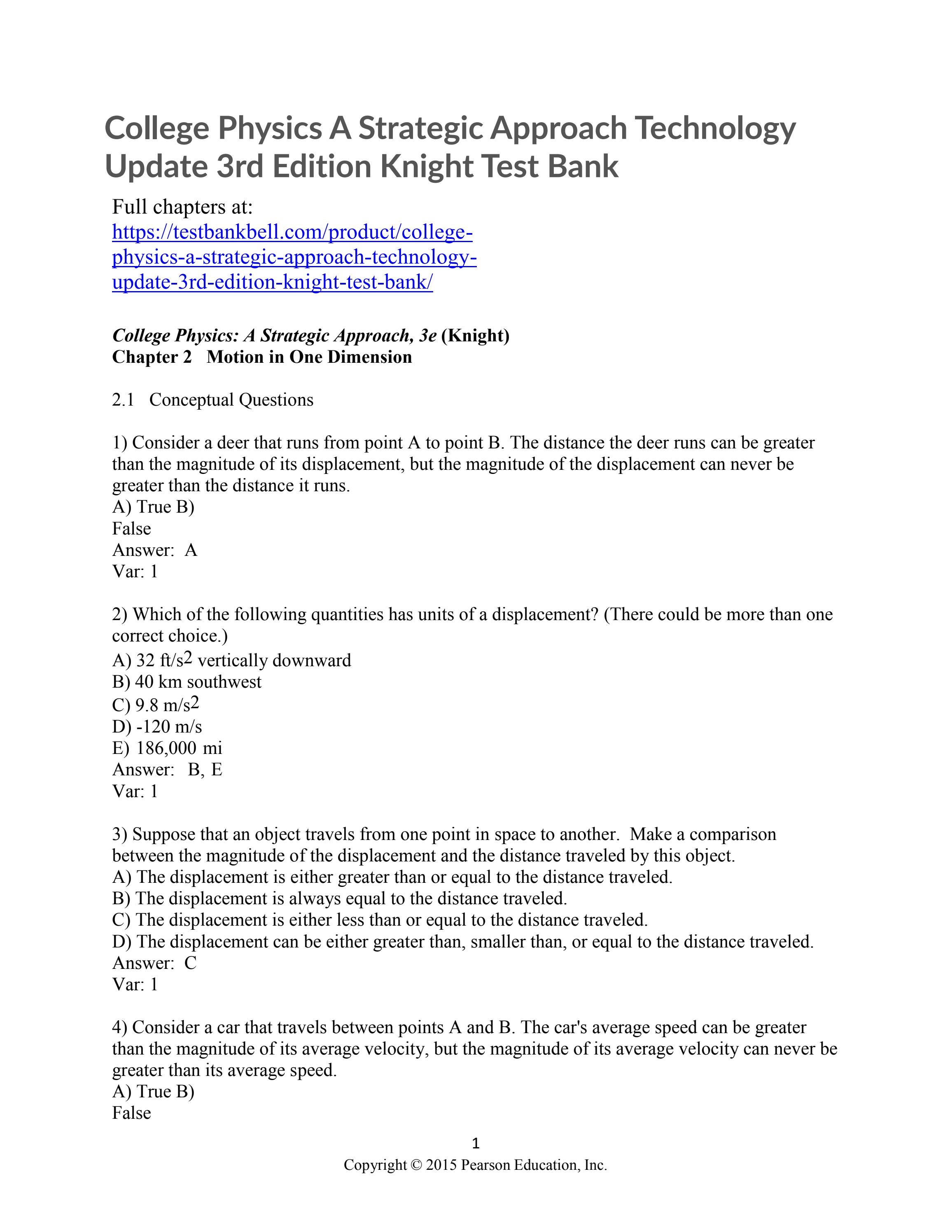 College physics a strategic approach technology update 3rd edition