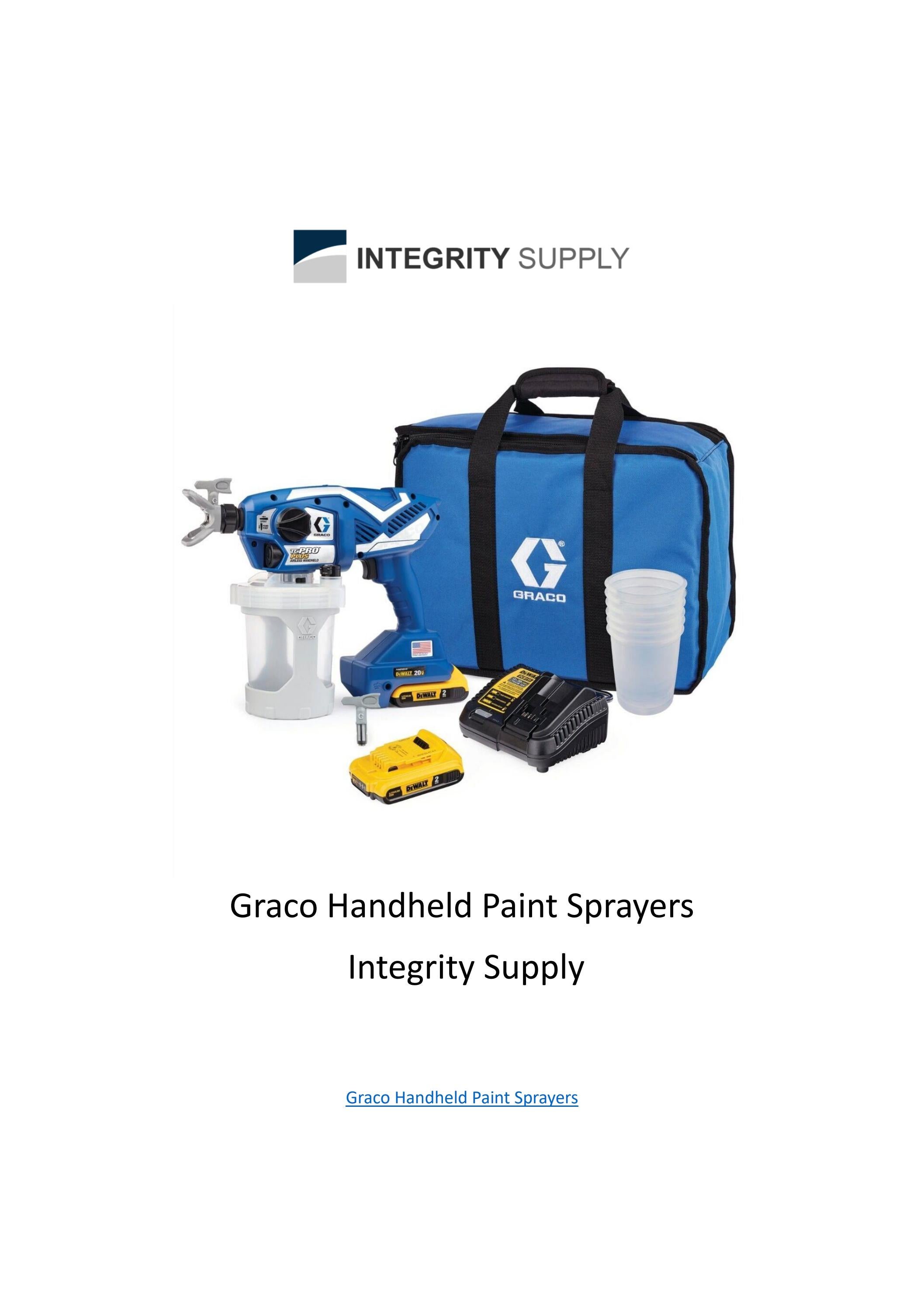 Graco Handheld Paint Sprayers by gracohandheldsprayer Issuu
