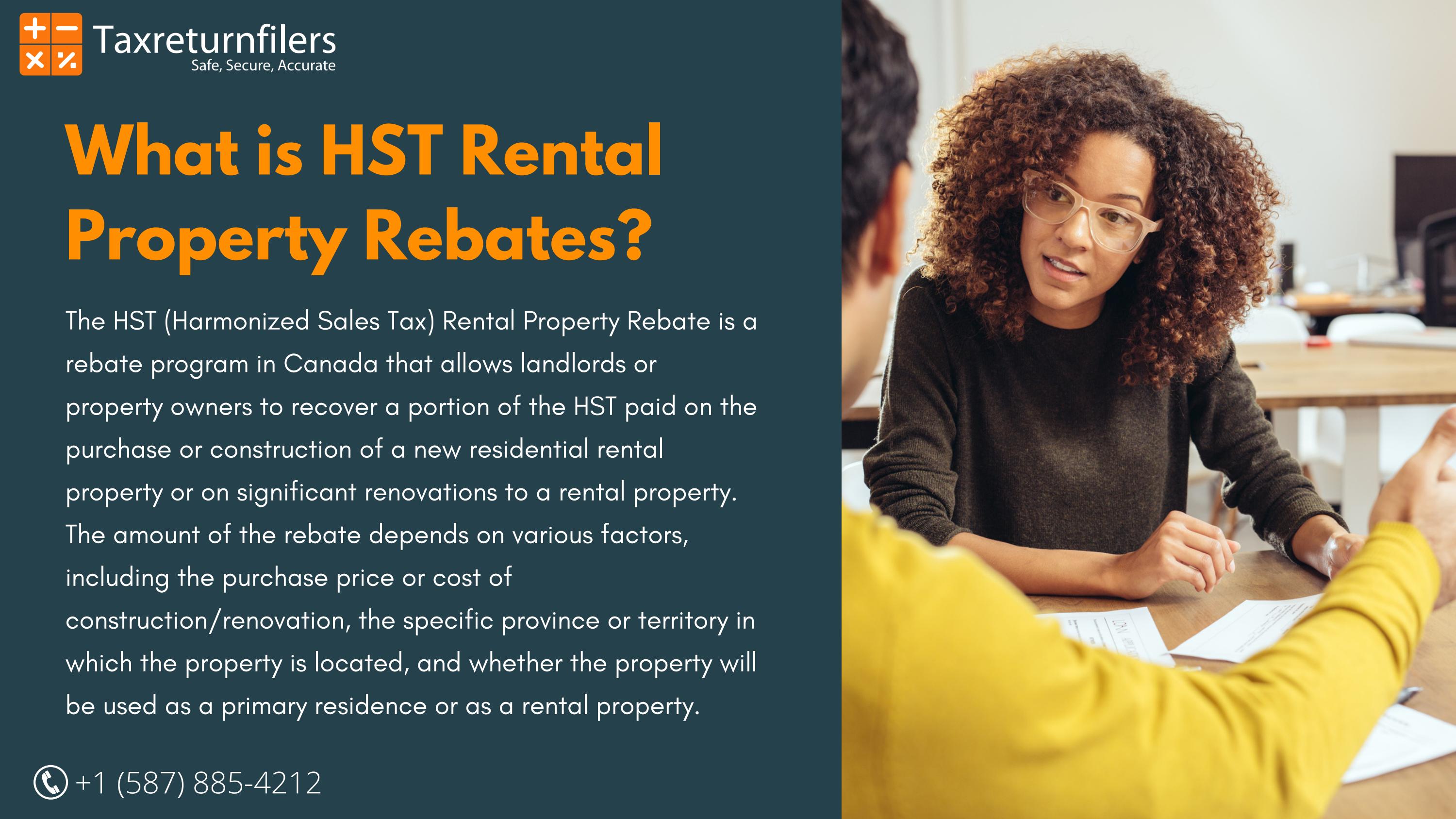 HST Rental Property Rebates with GST Return Service Canada by taxreturn filers Issuu