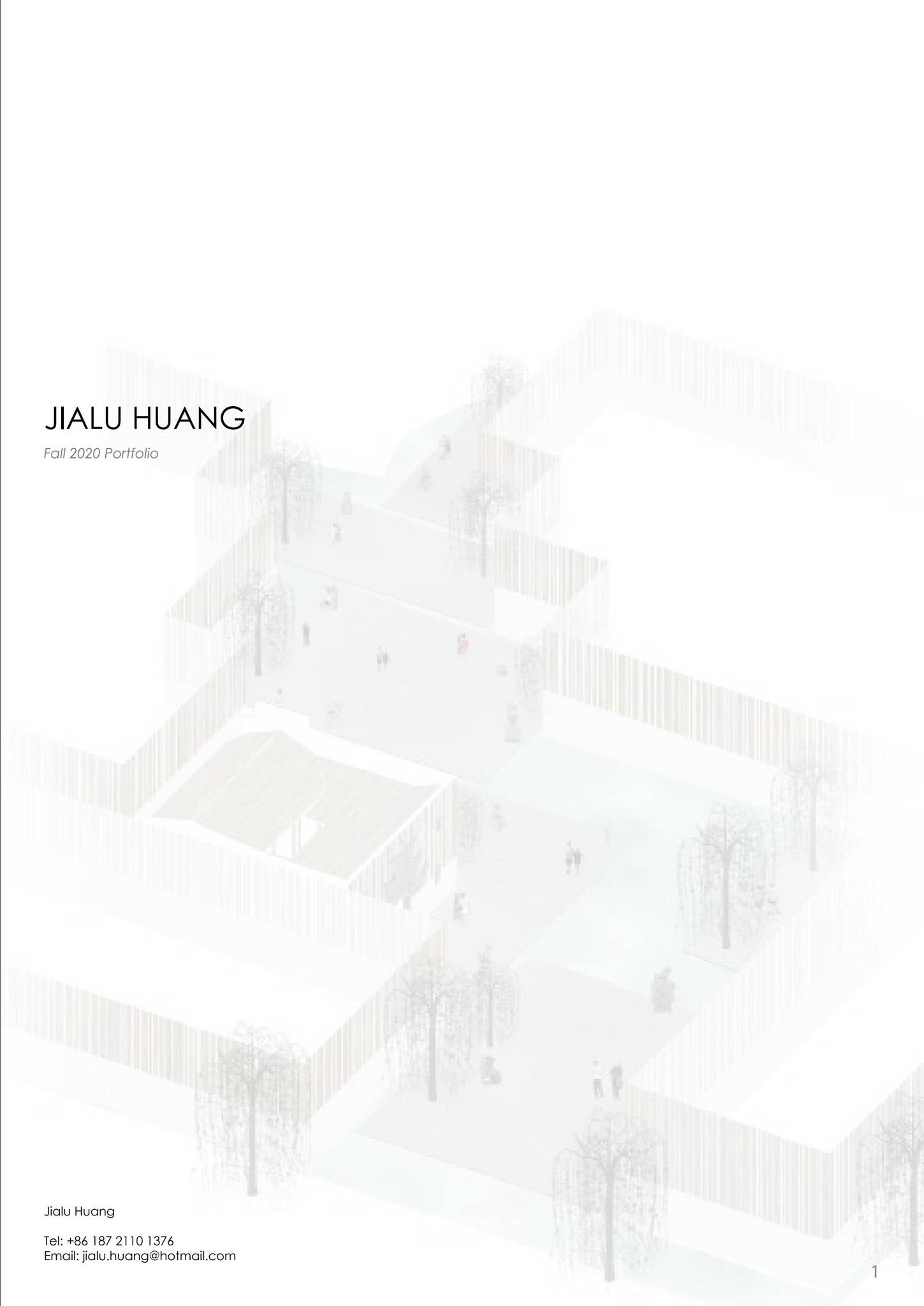 Jialu Huang | Portfolio(2020) II - Bachelor's Work Collection by Jialu ...