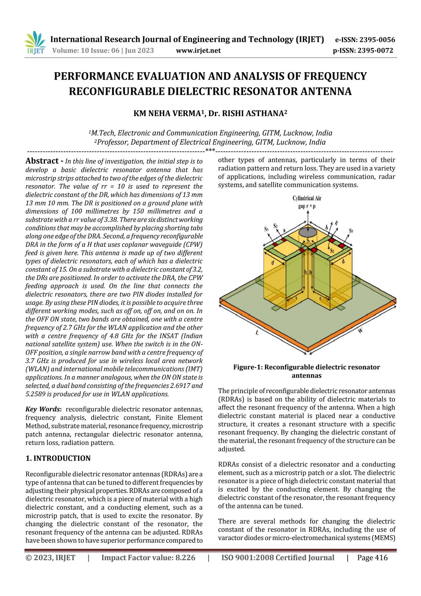 PERFORMANCE EVALUATION AND ANALYSIS OF FREQUENCY