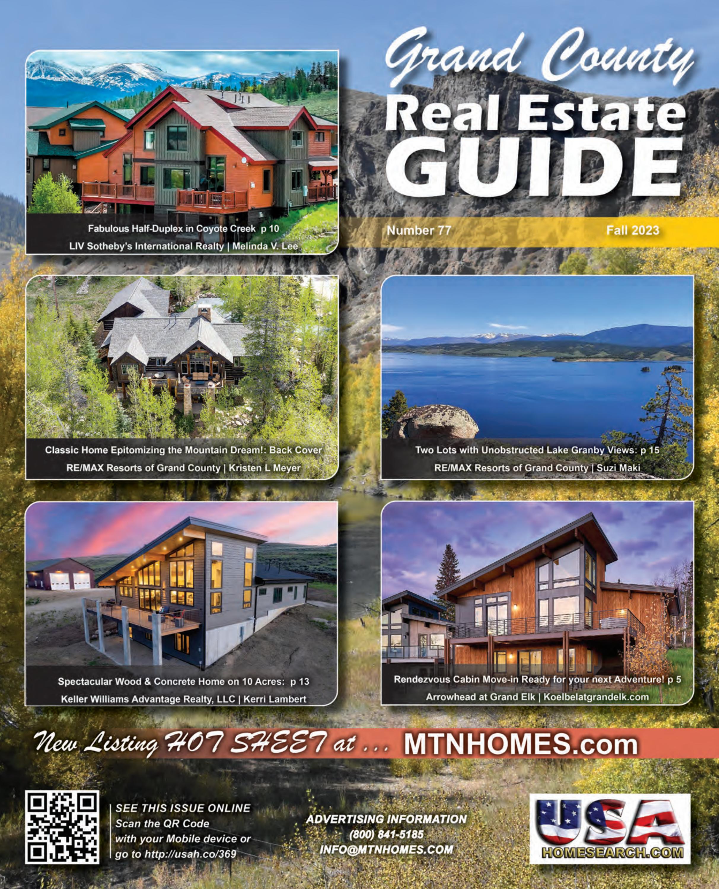 Grand County Real Estate Guide Number 77 by Mountain Homes Publishing