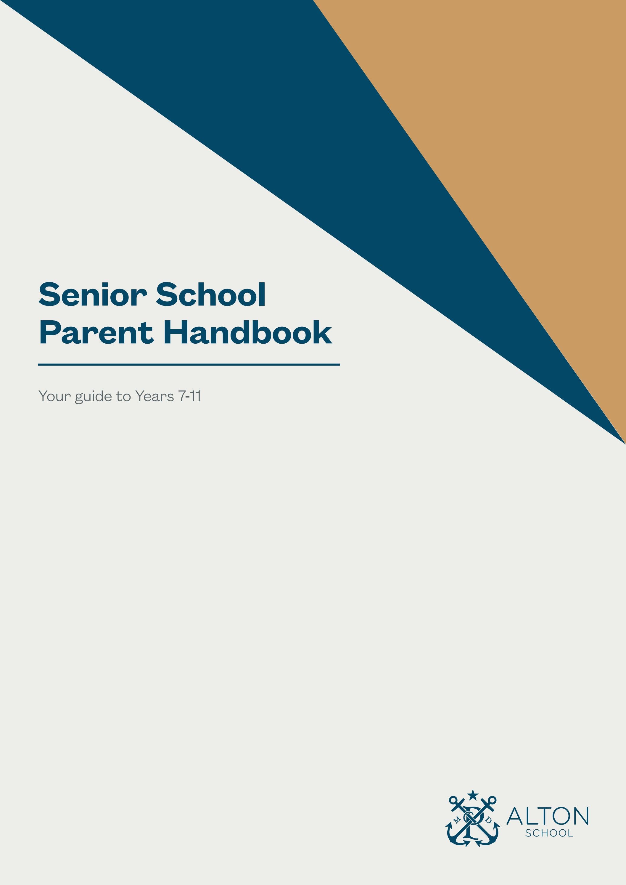 Senior School Parent Handbook 202324 by altonschool4 Issuu