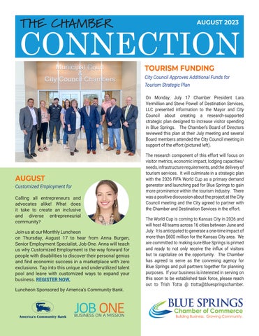 Cover of "August 2023 Chamber Connection"