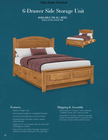 E & G Amish Furniture 家具目录 · 2023 Sunrise Cabinets 第 10 页