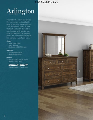 E & G Amish Furniture 家具目录 · 2023 Sunrise Cabinets 第 12 页