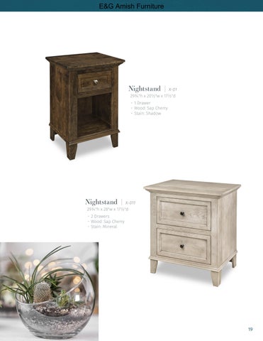 E & G Amish Furniture 家具目录 · 2023 Sunrise Cabinets 第 19 页