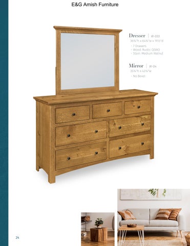 E & G Amish Furniture 家具目录 · 2023 Sunrise Cabinets 第 24 页